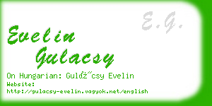 evelin gulacsy business card